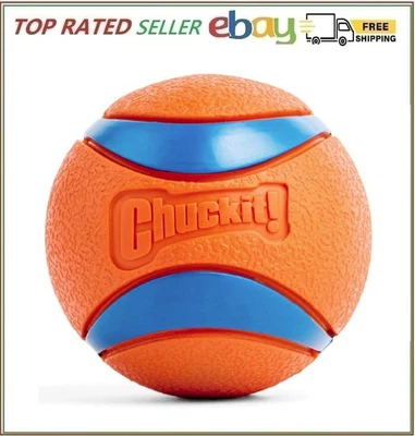 BRANDED Chuckit! Ultra Ball Dog Toy - Size Large - for Dogs 60-100 Lbs - Made from Durab