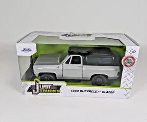 Jada Just Trucks 1980 Chevrolet Blazer Silver and Black 1:32 Scale New in Box - Picture 1 of 7