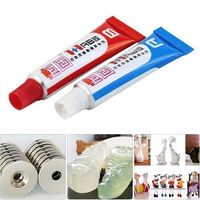 2Pcs Epoxy Resin Adhesive AB Glue For Glass Metal Component Adhesive Instantly - Image 1 of 4