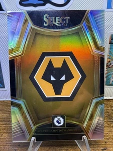 2022-23 Select Premier League - Wolverhampton Wanderers Badge Silver Prizm #10 - Picture 1 of 2