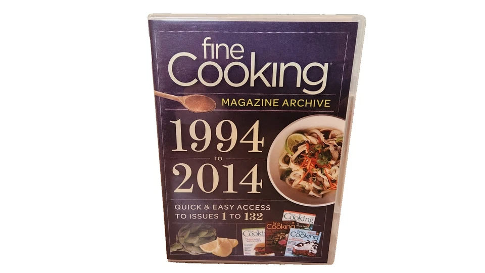 Fine Cooking Magazine Archive 1994-2014 software for Windows and MAC 132 issues - Image 1 of 3