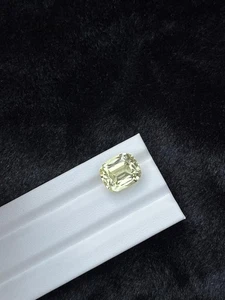 13.90 CT Yellow Cut Kunzite Cushion Shape loose gemstone From Afghanistan. - Picture 1 of 10