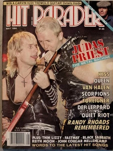 Hit Parader Magazine May 1984 Judas Priest, Van Halen, KISS, Queen, Randy Rhoads - Picture 1 of 21