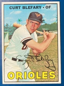 1967 topps baseball #180 Curt Blefary Baltimore Orioles NM - Picture 1 of 2