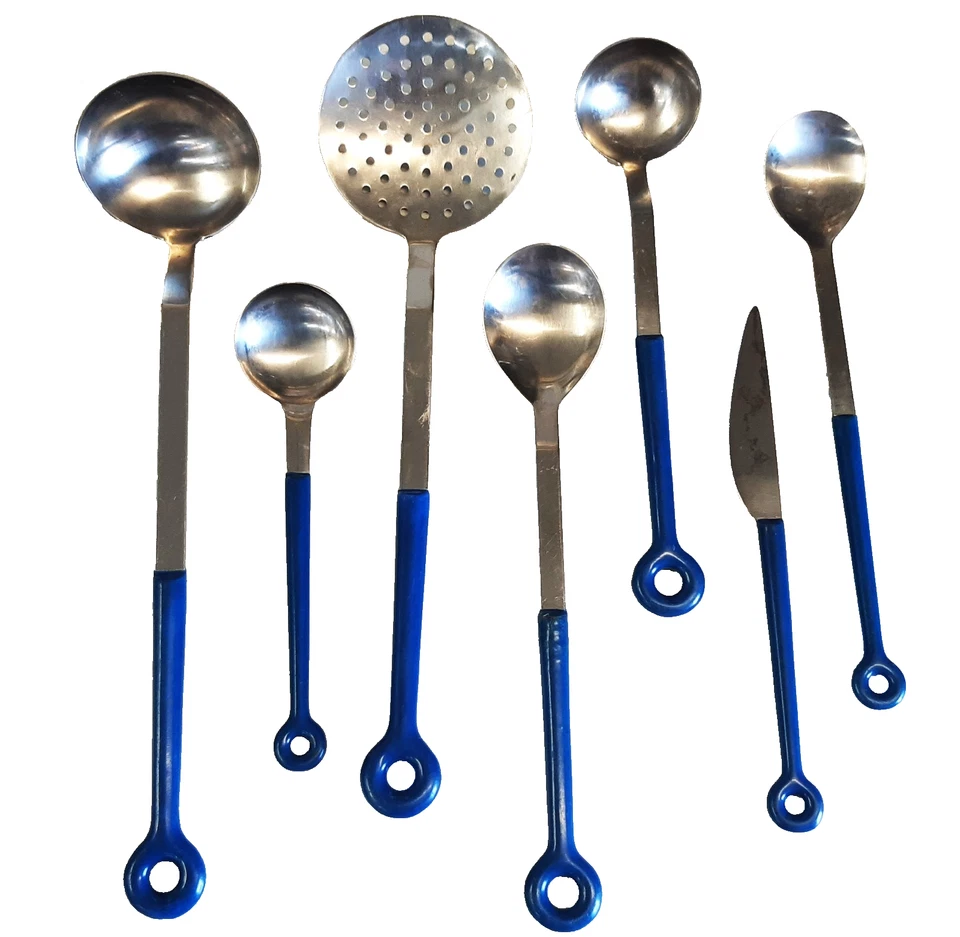 MONO Ring Besteck RAACKE 70er Jahre 7 Teile - #37 - Bild 1 von 4