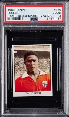 Panini Campioni Dello Sport 1966 | Valida #170 Eusebio PSA 2 Foto 1 de 2