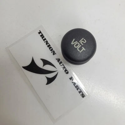 2003-2014 Volvo XC90 12 Volt Port Plug Cover Lighter Black OEM - Image 1 of 4