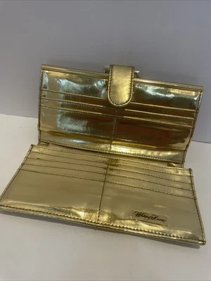 De Colección WHITING & DAVIS Bolso sin asas o billetera de malla metálica dorada brillante retro elegante ¡Genial!! Foto 1 de 4