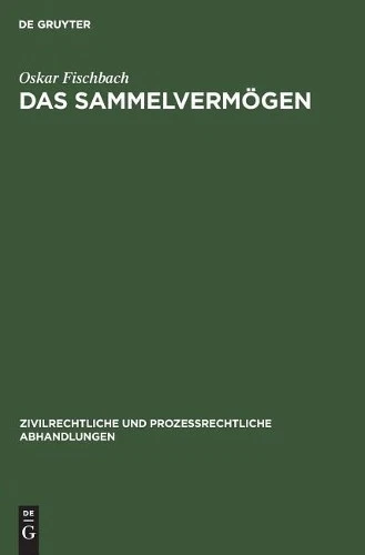 Oskar Fischbach Das Sammelvermögen (Hardback) (US IMPORT) - Image 1 of 1