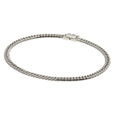 Curb chain Kihei 6 sides Bracelet Platinum PT850  24.8g - Image 1 of 4