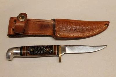 Western Cutlery 628 Hunting Bird Knife Fixed Blade with Original Sheath USA ** - Image 1 of 4
