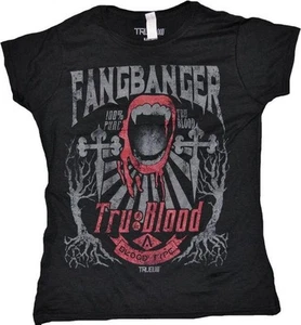 True Blood - Fangbanger - Ladies T-Shirt - Small - Picture 1 of 1