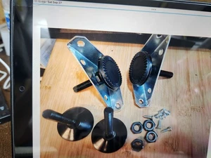 CORNHOLE BOARD LEVELORS Leveling Legs For Uneven Cornhole Boards  - Picture 1 of 9