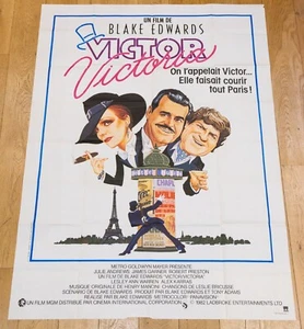 VICTOR VICTORIA Affiche film 120x160 BLAKE EDWARDS, JULIE ANDREWS, PRESTON - Picture 1 of 5