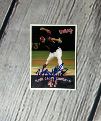 2007 MultiAd Sports Memphis Redbirds Hugo Castellanos #18 Signed Auto Card - Image 1 of 2