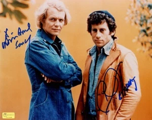 DAVID SOUL & PAUL MICHAEL GLASER SIGNED 8x10 FOTO STARSKY & HUTCH BECKETT BAS - Bild 1 von 2