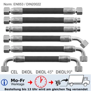 ✅ Manguera hidráulica 12L M18x1,5 DN10 CEL/DKOL/90°/45° longitud 150-5000mm - Imagen 1 de 13