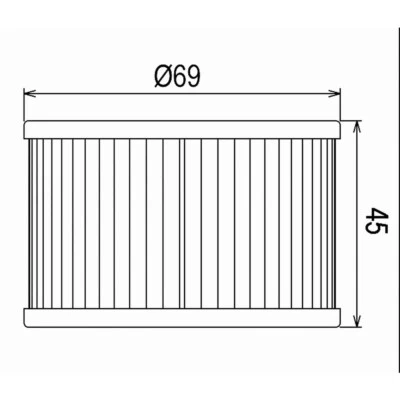 FILTRO OLIO CHAMPION COF461 per Kymco 250 Venox 2002-2003 Foto 1 de 2