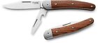 LionSteel Jack Folding Knife Santos Wood Handle M390 Clip/Screwdriver JK2 ST