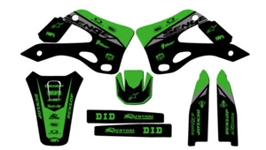 Kit de gráficos KX 125 BINARIO 1999-2002 verde Senge compatible con Kawasaki - Imagen 1 de 10