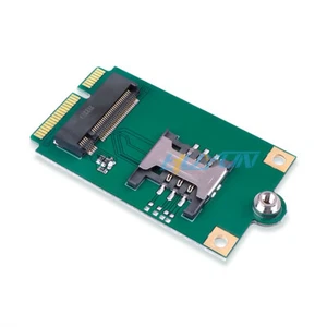 4G 5G M.2 to Pcie Adapter NGFF to Mini Pci-E Adapter Board with SIM Card Slot - Picture 1 of 5