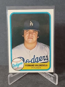 1981 FLEER! FERNANDO VALENZUELA! RC! LOS ANGELES DODGERS! #140 EX-NM! - Picture 1 of 2
