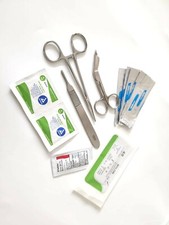 Basic Surgical Suture Kit, First Aid Set, Emergency Kit, Trauma Survival Pack