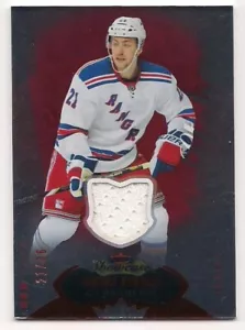 Derek Stepan 14-15 Fleer Showcase Red Glow Game Used Jersey /36 - Picture 1 of 1