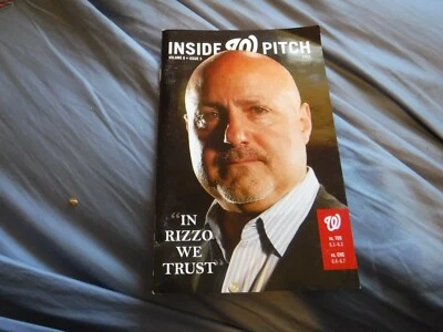 2015 Washington Nationals Inside Pitch Program Vol 8 Issue 5 Cover Chicago Cubs - Image 1 of 4