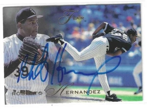 Roberto Hernandez Signed 1993 Flair Card #185 Chicago White Sox - Picture 1 of 1