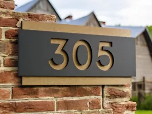 Custom House Number Plaque Personalized Home Address Sign house number - Picture 1 of 3