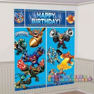SKYLANDERS WALL POSTER DECORATING KIT (5pc) ~Birthday Party Supplies Decorations - Picture 1 of 1