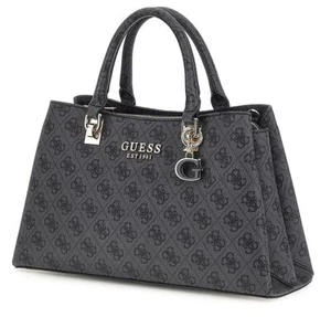Bolso de mano Guess Eliette con logotipo de novia en carbón para mujer - Imagen 1 de 4