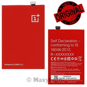 ONEPLUS BATTERIA ORIGINALE IONI DI LITIO BLP597 3,8V 3300mAh ONE 2 RICAMBIO NEW - Foto 1 di 3