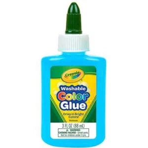 Crayola Color Glue  3 fl oz BLUE Washable nontoxic - Picture 1 of 1
