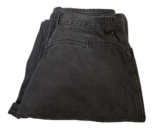 Pantalones de mezclilla de colección para mujer LAWMAN occidentales negros mamá calce superior talla 7 26x35 - Imagen 1 de 6