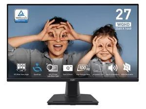 MSI PRO MP275Q 27" WQHD IPS 100Hz 1ms EyesErgo Business Monitor PRO MP275Q - Picture 1 of 6