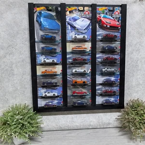 Special Natural Wooden Display for Hot wheels and Matchbox Card Collectors - Picture 1 of 7