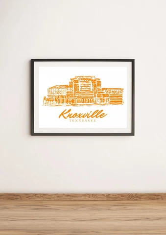 Tennessee Volunteers | Neyland Stadium | 16 x 20 Poster Print | Knoxville TN Cover