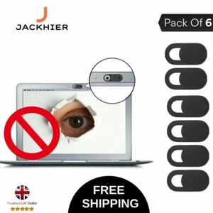 PACK 6 housses adhésives pour webcam pour ordinateur portable tablette Macbook mince appareil photo 0,7 mm UK L - Photo 1/9