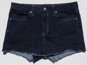 GAP Damen dunkelblau Stretch Denim MADDIE schmale abgeschnittene Jeans Shorts US 28 6 - Bild 1 von 3