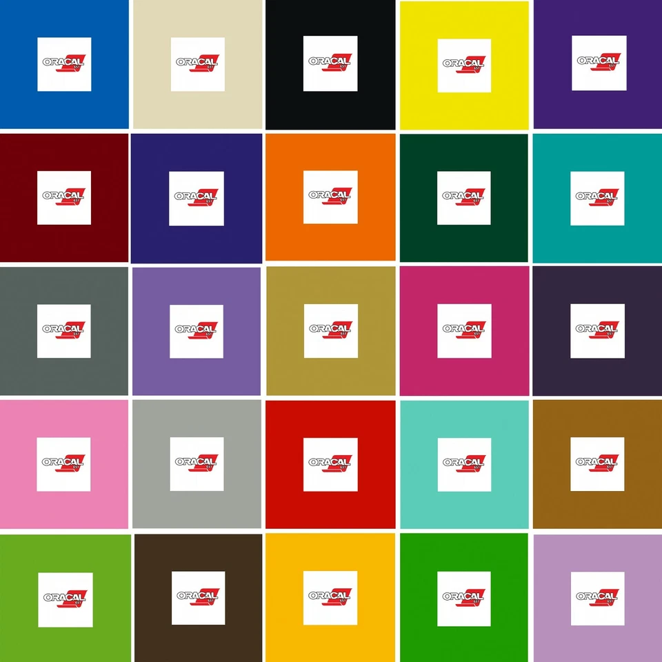 A4 Vinyl Sheets - Oracal 651 - Self Adhesive - Matte - Polymeric - Cameo Cricut