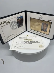 Star Trek Next Generation Gold Stamp Wallet Set - 2945 with certificate - Picture 1 of 3