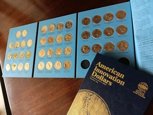 Whitman VOL 1 Complete! 2018-2023, 42 Coin P&D Mint UNC Innovation Dollar Set - Picture 1 of 19