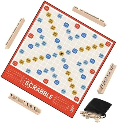 Scrabble Board Game, Word Game for Kids Ages 8 and Up, Fun Family Game for 2-4 - Image 1 of 4