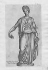 Cavalieri - Spes Roman statue goddess Ancient mythology Radierung etching 1585