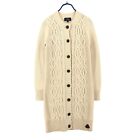 Jean Paul Women 75% Wool Knit Front Button Cardigan Sweater Size S