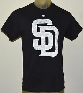 NEW Majestic MLB SAN DIEGO PADRES REFLECTIVE SD Men's MEDIUM M T-Shirt - Picture 1 of 9