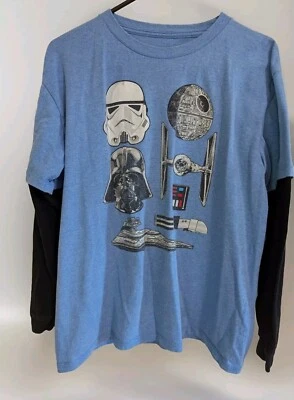 Camiseta Star Wars Niño XL Manga Larga Cuello Redondo The Empire Gráficos Foto 1 de 4