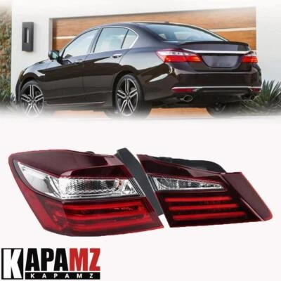 Lámpara de luz trasera del conductor para 2016-2017 lámpara trasera exterior izquierda para Honda Accord sedán Foto 1 de 4